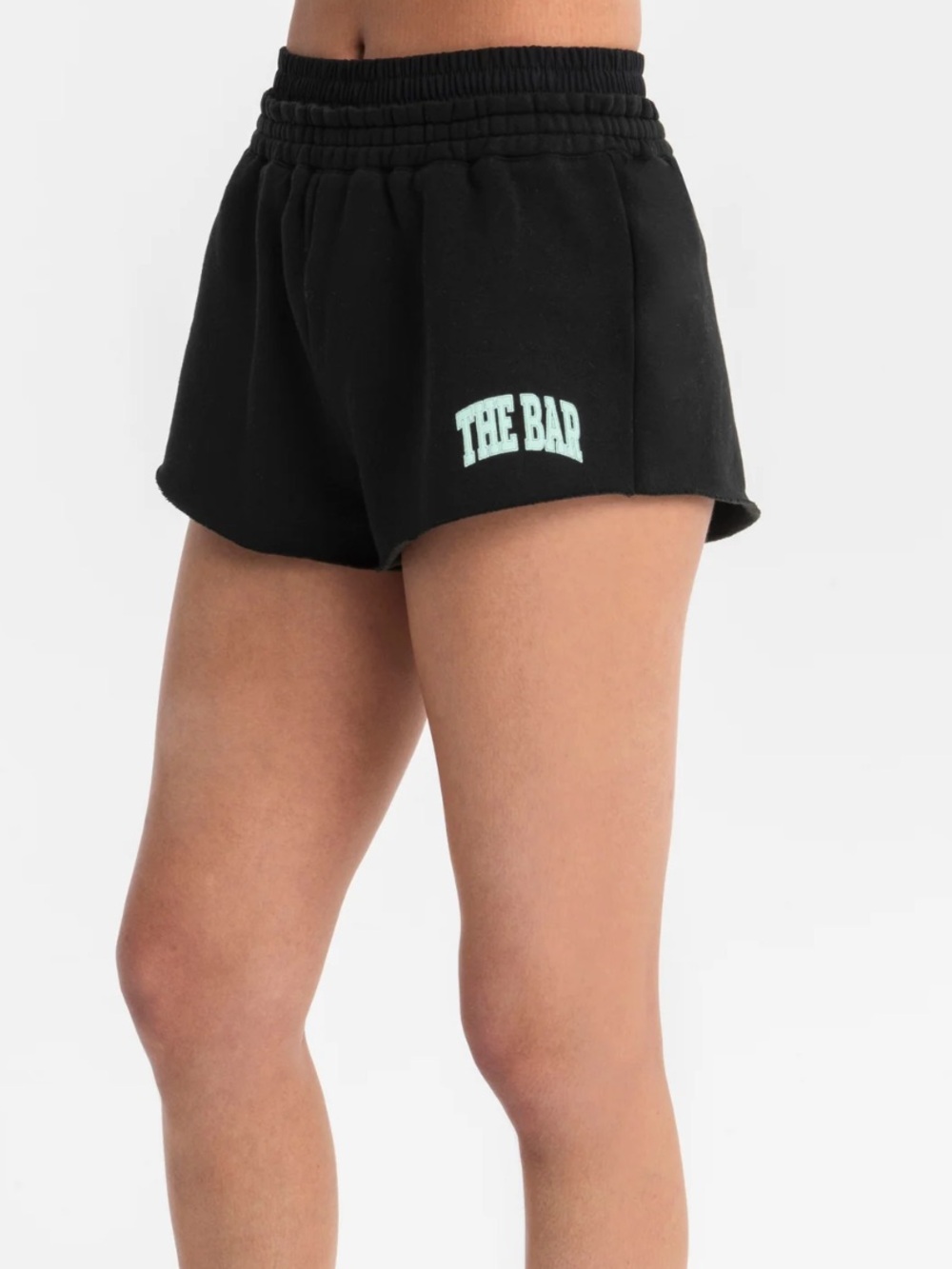 The Bar Black/Mint Varsity Shorts